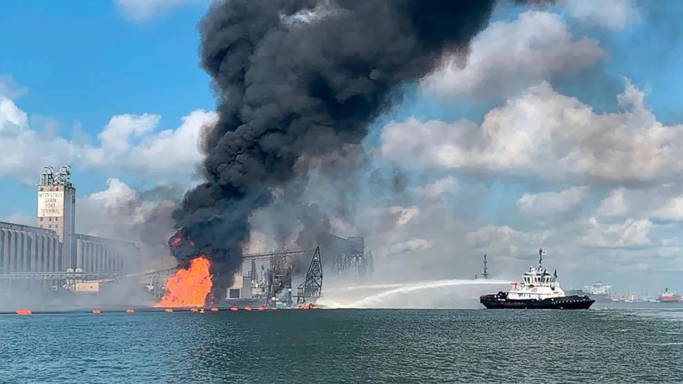突發(fā)！輪船撞上天然氣管道，大爆炸！2死、2失蹤，6傷！